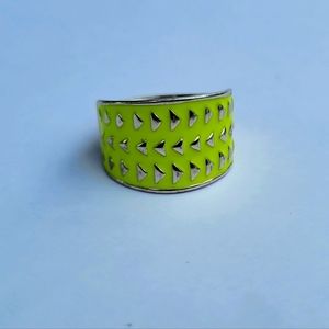 Lia sophia green ring size 10